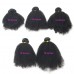 Afro Kinky Nappy Hair Bundles, One Bundle Natural Color Vrigin Human Hair Hair Weave